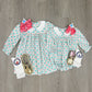 Aqua Pumpkins Peter Pan Collar Dress Girls Play Dresses Sage & Lilly   