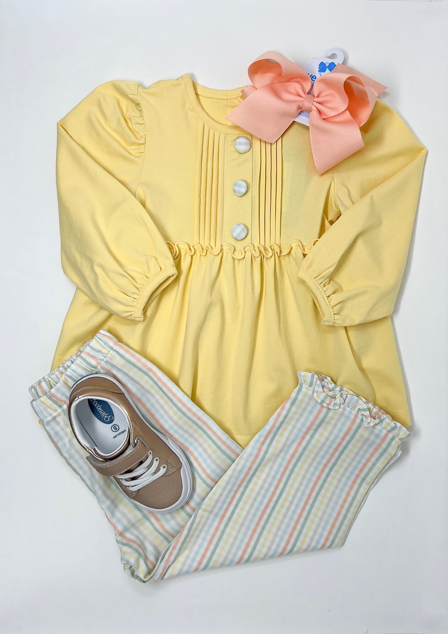 Chloe Set - Fall Pastel Plaid Girls Sets Sage & Lilly   