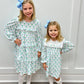 Christmas Tree Knit Collar Dress Girls Play Dresses Sage & Lilly   