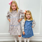 Greenwich Jumper Set - Brownfield Floral Girls Occasion Dresses Little English   