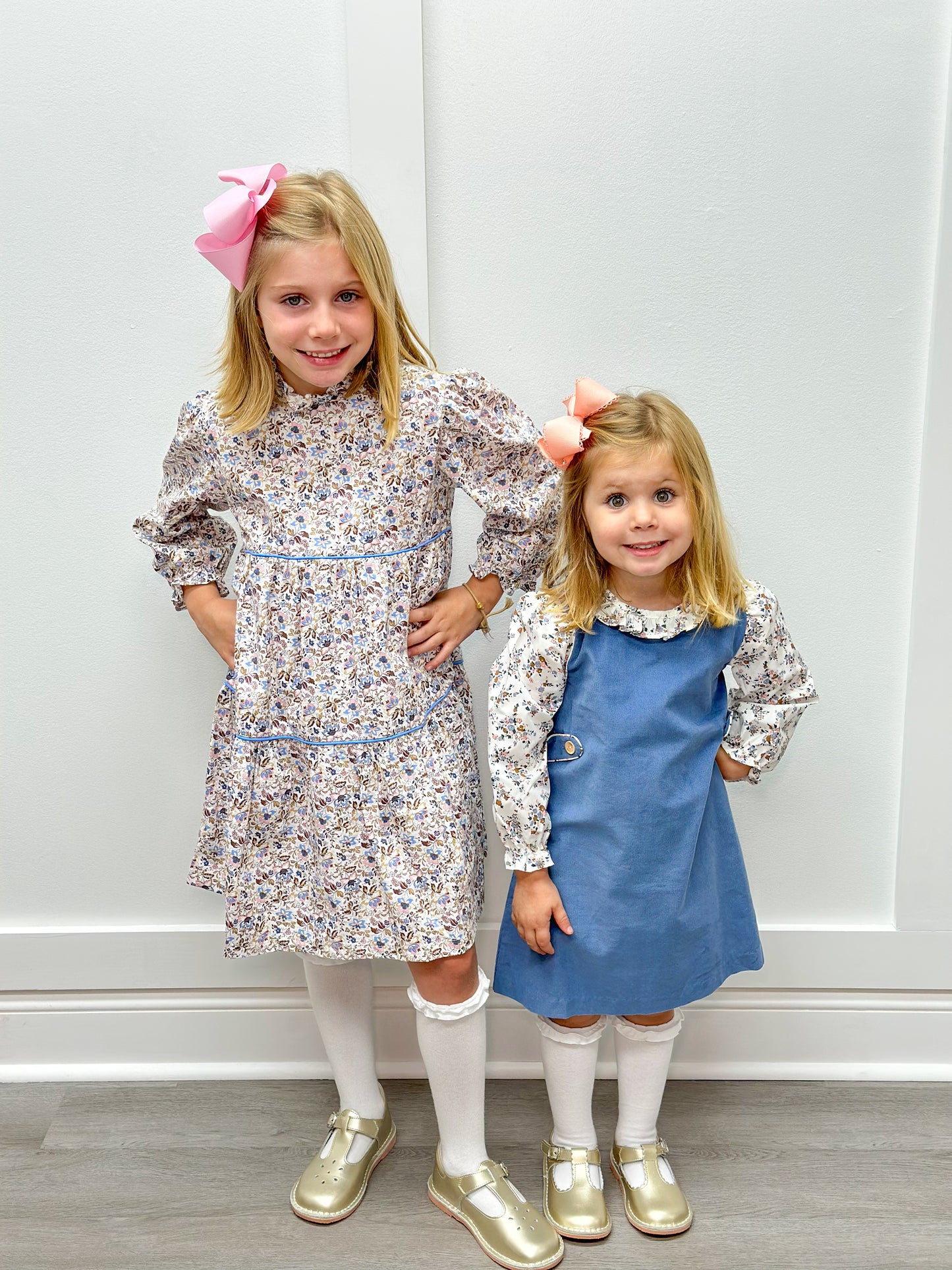 Greenwich Jumper Set - Brownfield Floral Girls Occasion Dresses Little English   