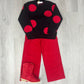 Girl's Red Corduroy Pants Girls Pants + Leggings Compagna Fantastica