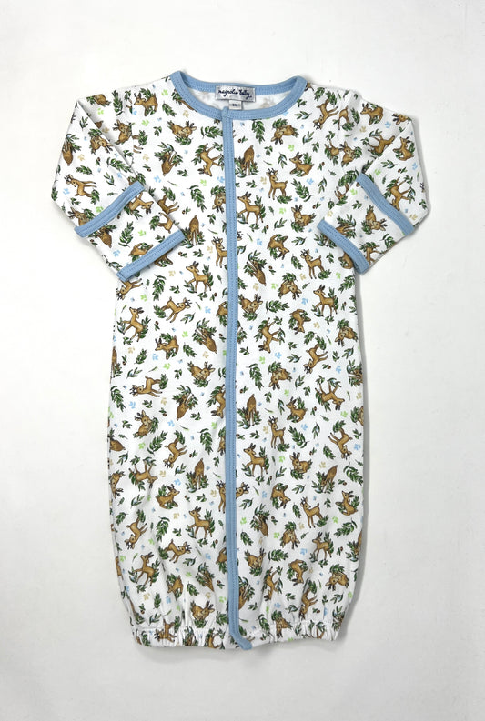 Lt. Blue Baby Buck Printed Converter Baby Sleepwear Magnolia Baby   