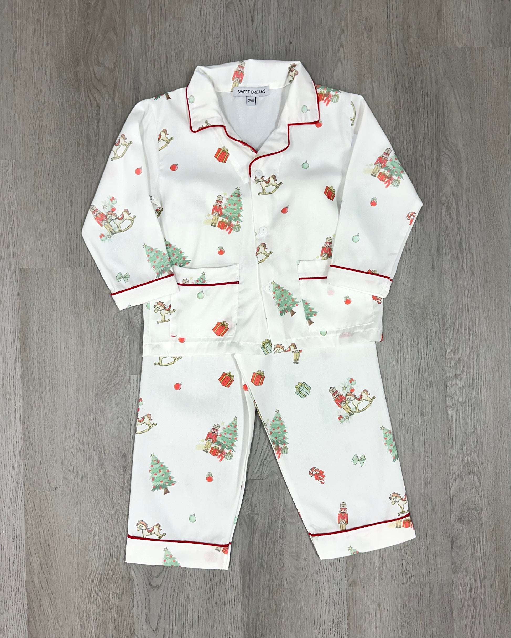 Nutcracker Boy Pajamas Kids Pajamas Sweet Dreams   