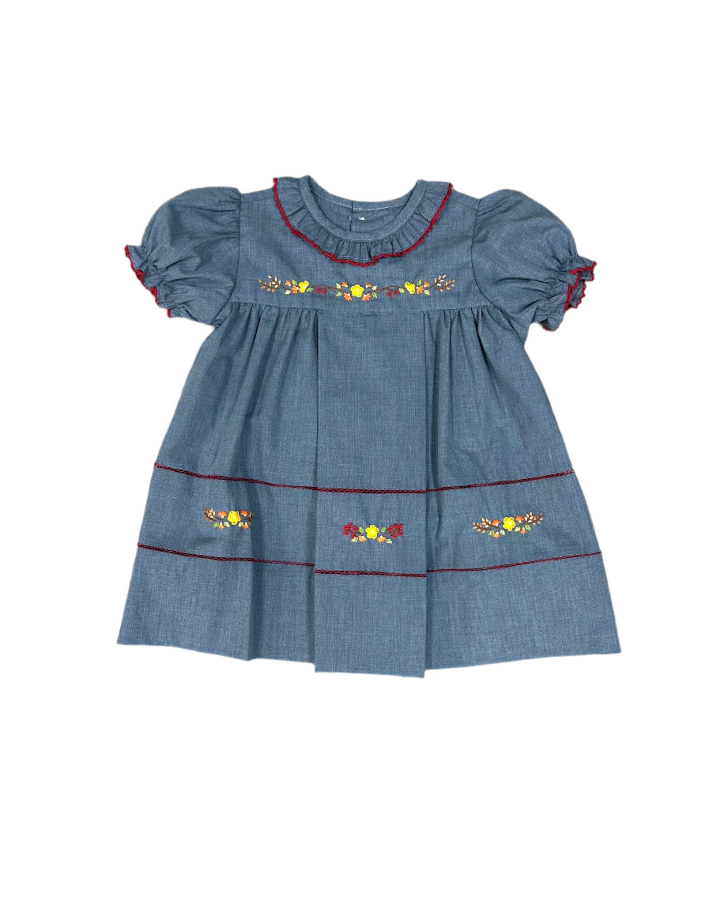 Beatrix Dress - Denim Blue Girls Play Dresses Remember Nguyen   