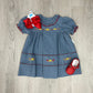 Beatrix Dress - Denim Blue Girls Play Dresses Remember Nguyen   