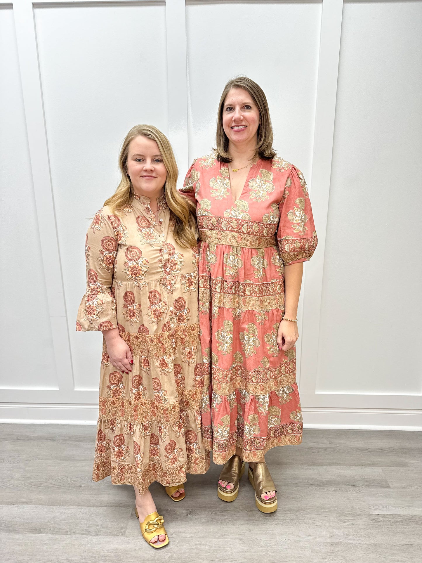 Vivian - Toasted Oak Long Dresses Victoria Dunn Design   