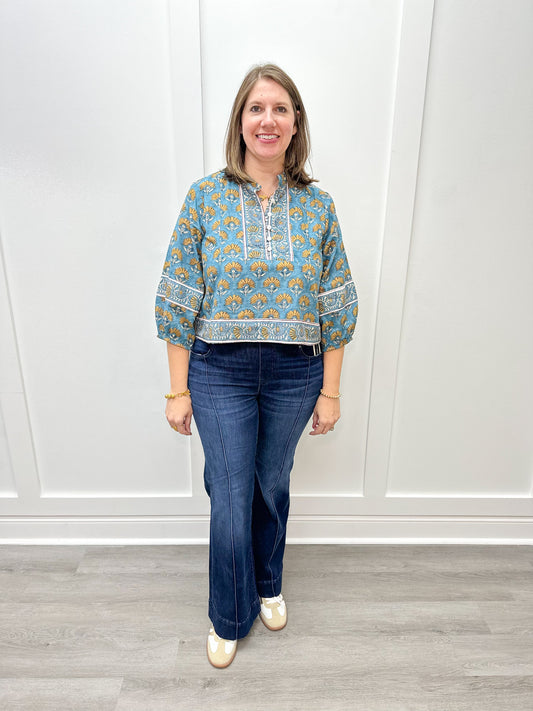 Paisley Blouse - Harvest Tops Victoria Dunn Design   