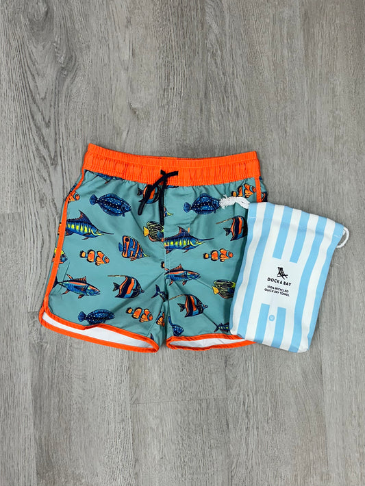 Tropical Fish Swim Shorts Kids Swim Hatley