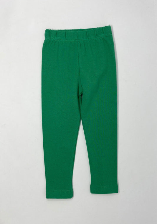 Straight Leggings - Mint Green Girls Pants + Leggings Luigi   