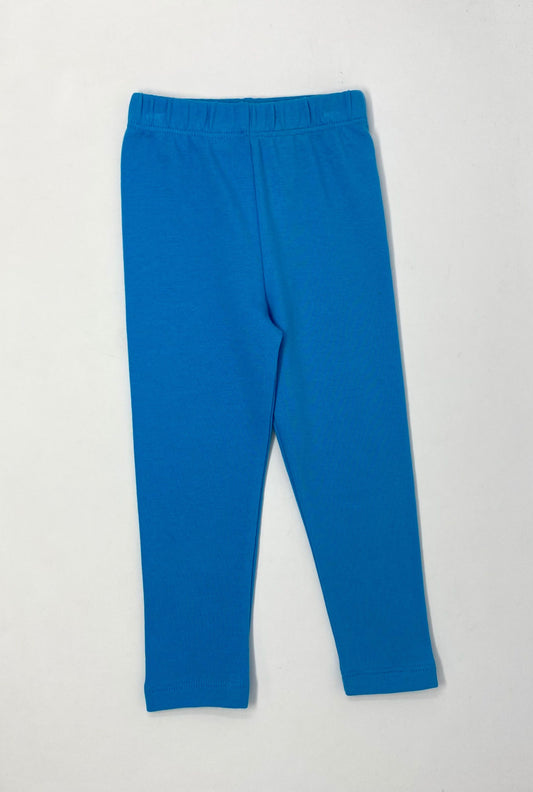 Straight Leggings - Turquoise Girls Pants + Leggings Luigi   