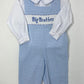 Big Brother Smocked Light Blue Check Longall with Shirt Boys Bubbles + Rompers Vive La Fete   