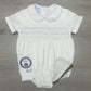 George White Knit Boy's Bubble Boys Bubbles + Rompers Petit Bebe