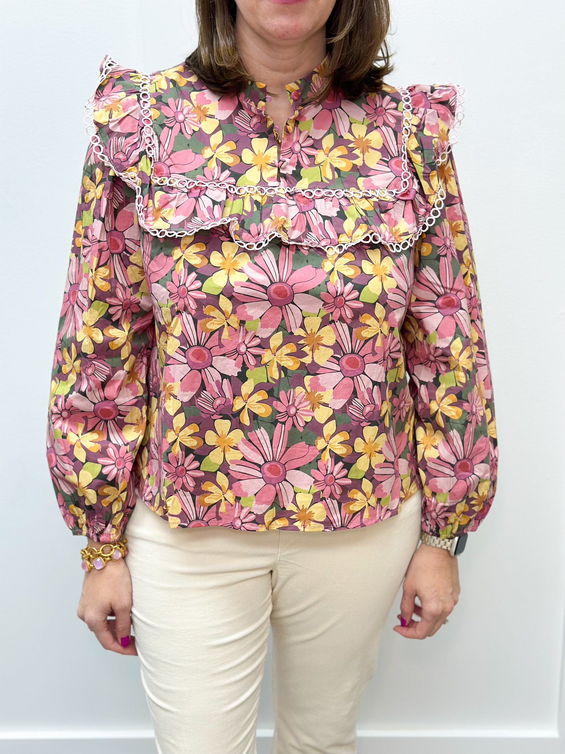 Elle Blouse - Teaberry Tops Marie   