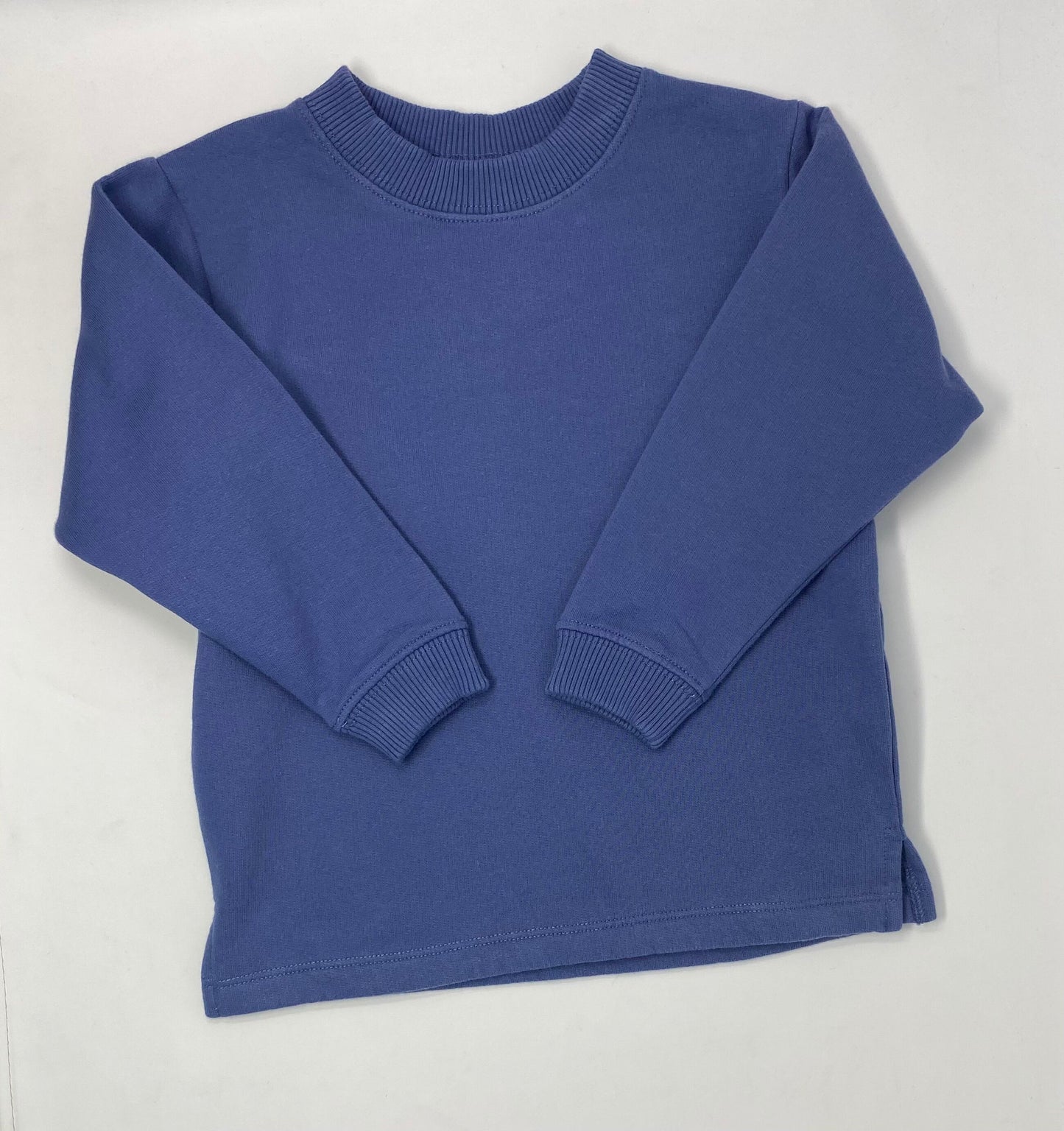 Slate Blue Solid Sweatshirt Boys Sweaters + Sweatshirts Luigi   