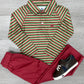 Boy's Polo - Red/Green Boys Shirts + Polos Southbound   