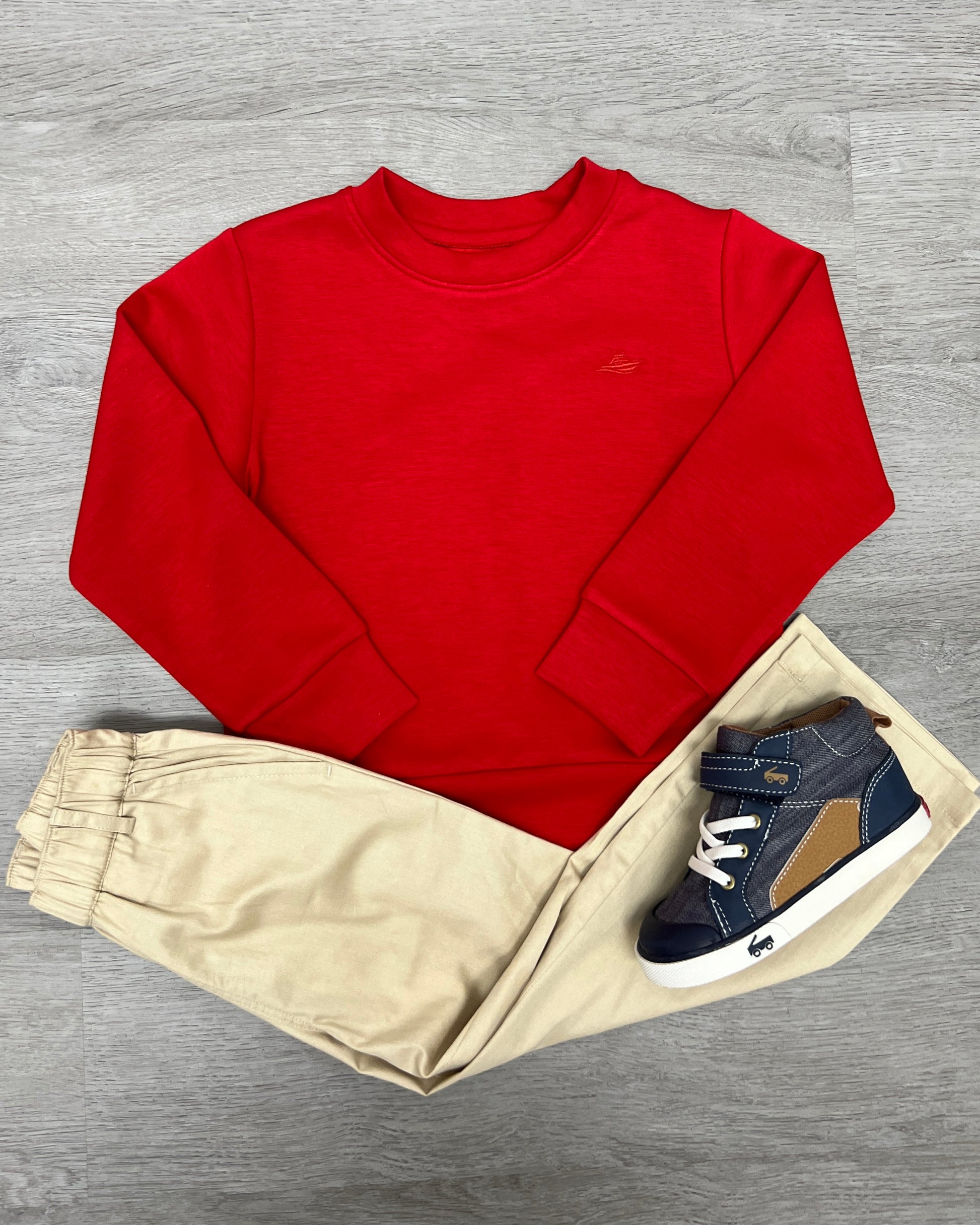 Performance Sweatshirt - Red Boys Sweaters + Sweatshirts Southbound   