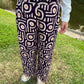 Retro Print Wide Legged Pants Girls Pants + Leggings Compagna Fantastica   