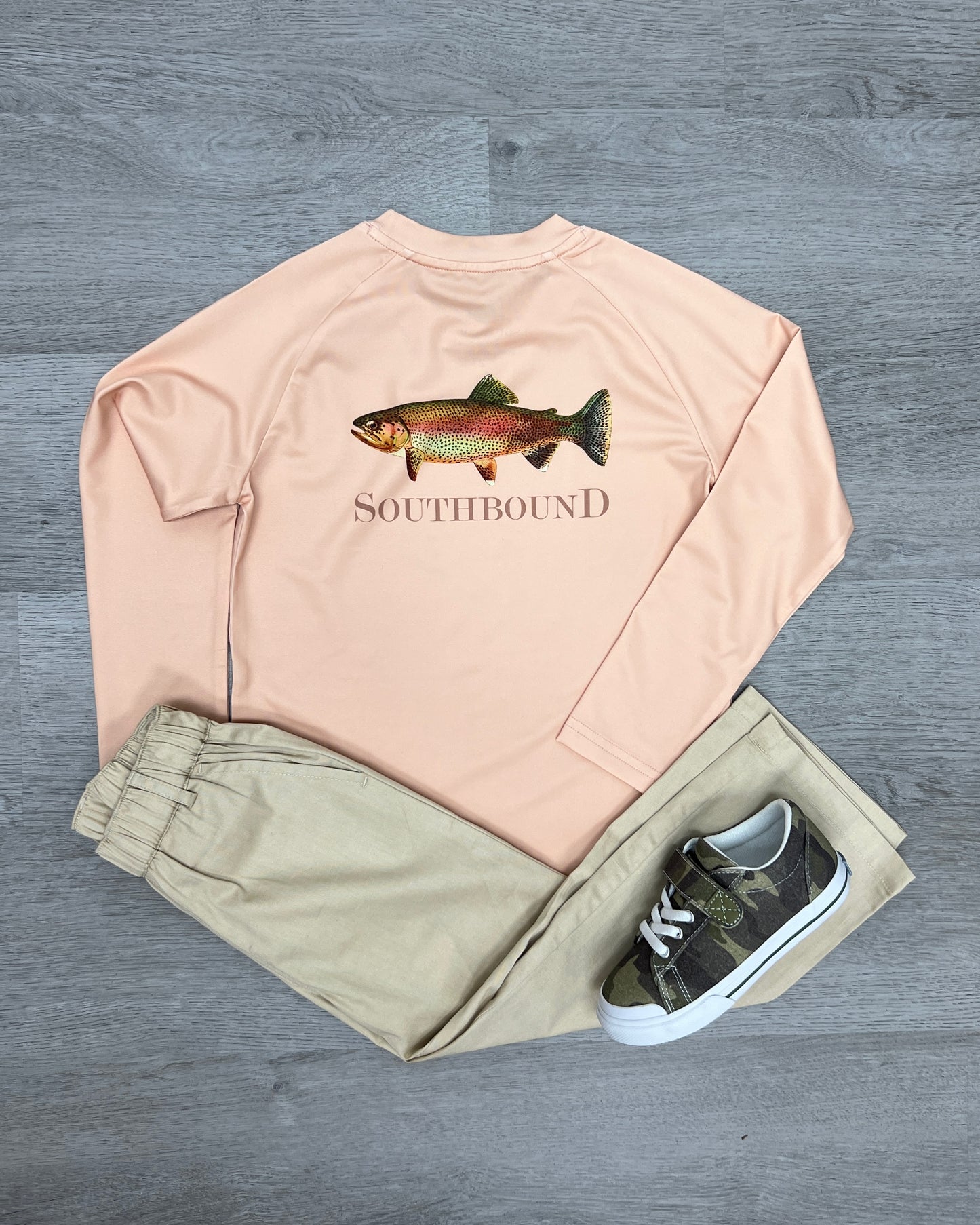 Boy's Performance Tee - Fish Boys Tees Southbound   