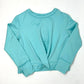 Athletic Knot Top - Aqua Girls Tops + Tees Honesty   