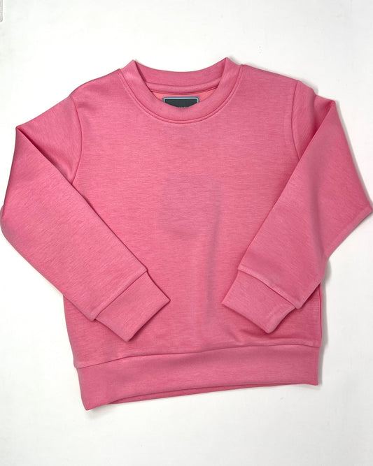 Performance Sweatshirt - Light Pink Girls Tops + Tees Honesty   