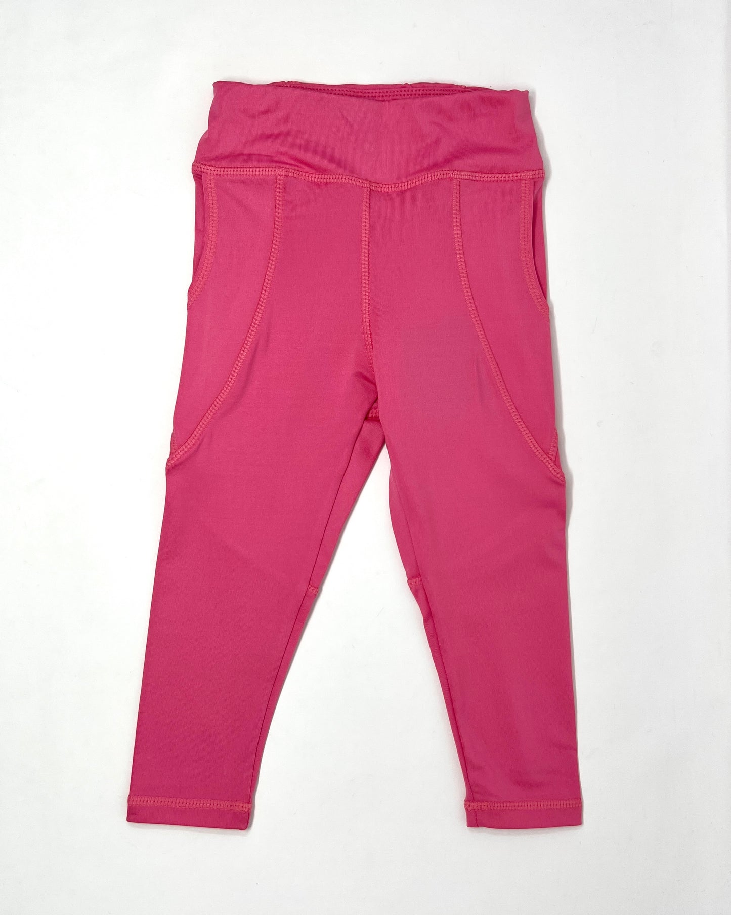 Athletic Leggings - Azalea Dark Pink Girls Pants + Leggings Honesty   