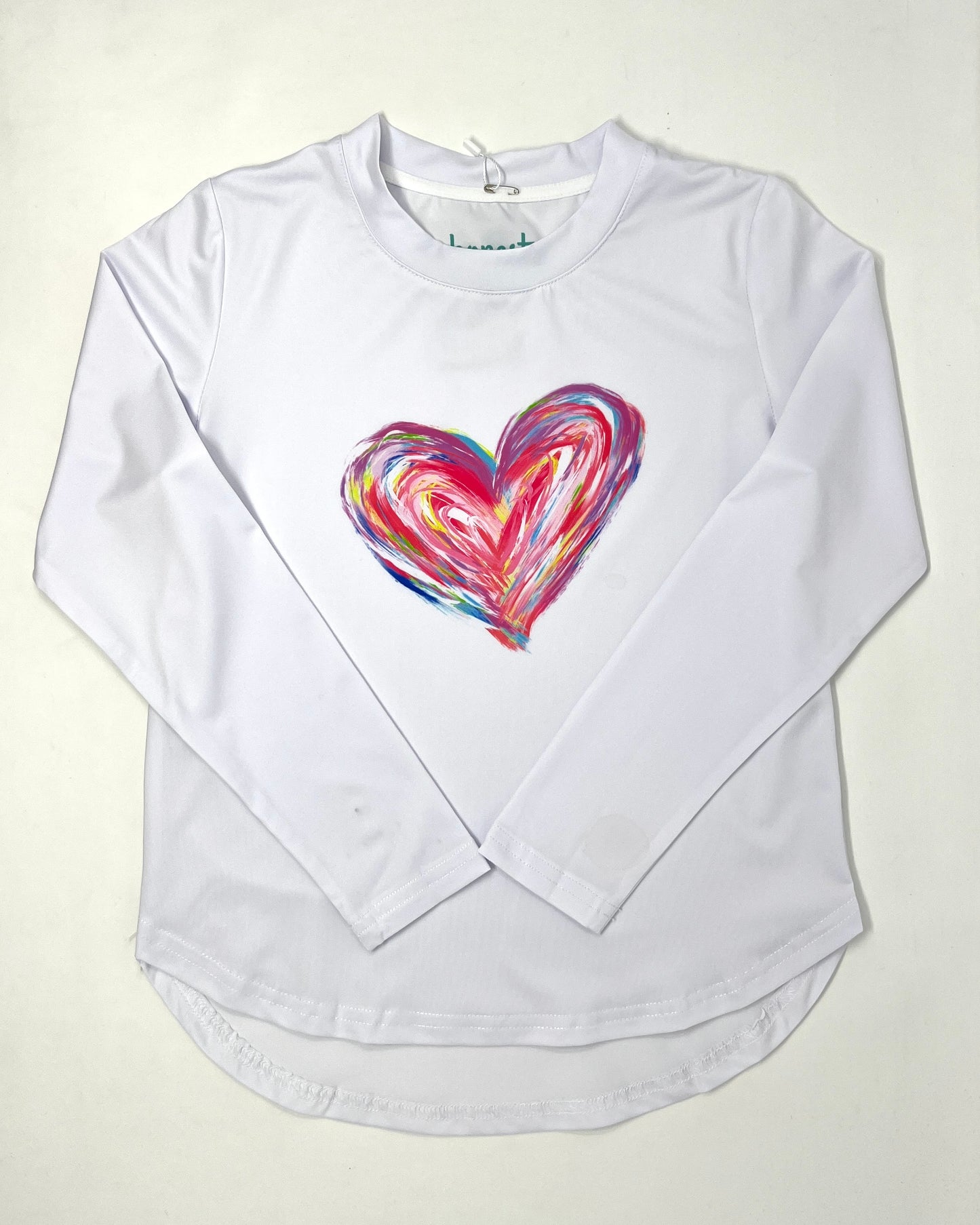 Athletic Tee - Hearts Girls Tops + Tees Honesty   