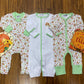 Giving Thanks Embroidered Converter - Celery Baby Sleepwear Magnolia Baby   