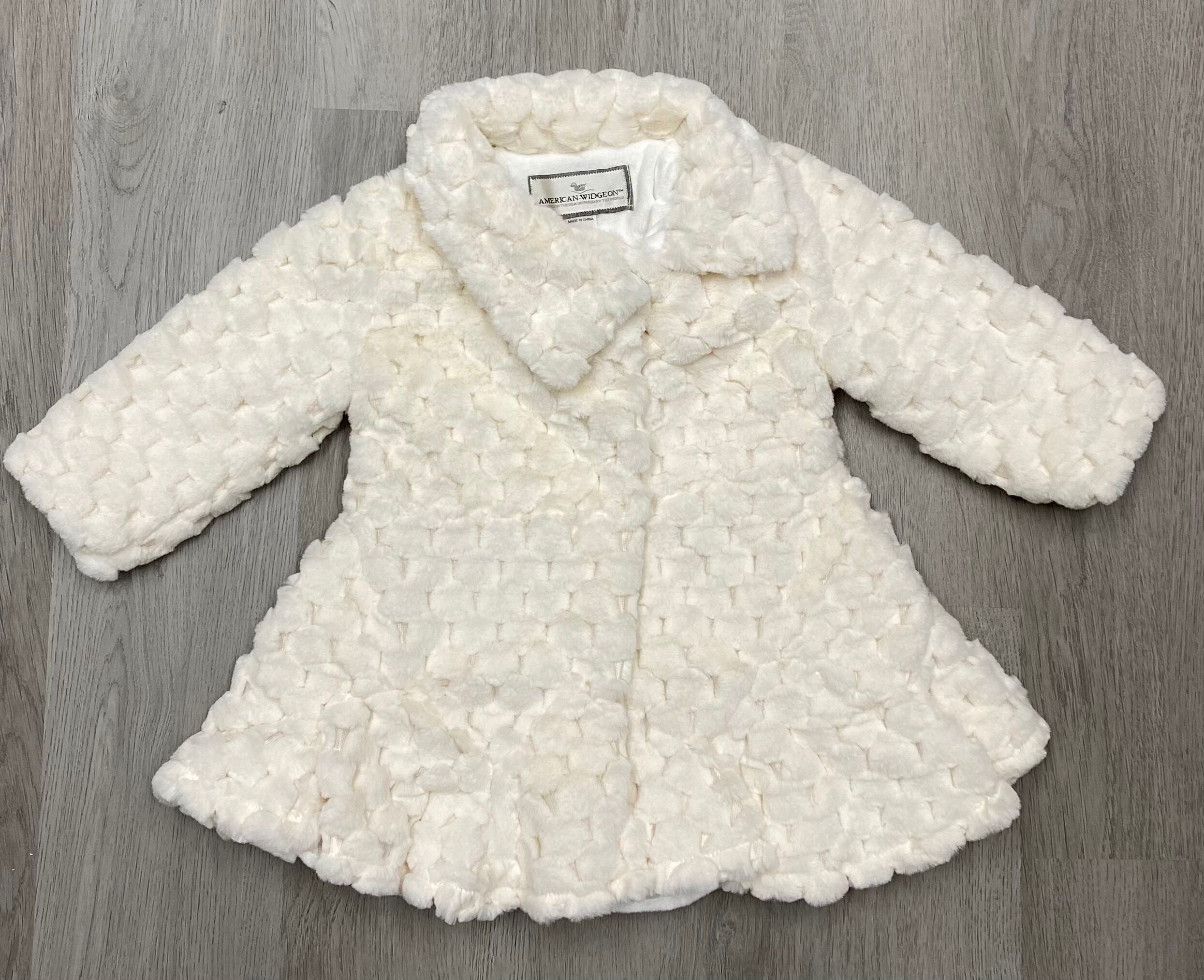 Wrap Collar Coat - Marshmallow – Sugar Babies Children's Boutique
