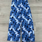 Girl's Blue Abstract Print Pants Girls Pants + Leggings Compagna Fantastica   