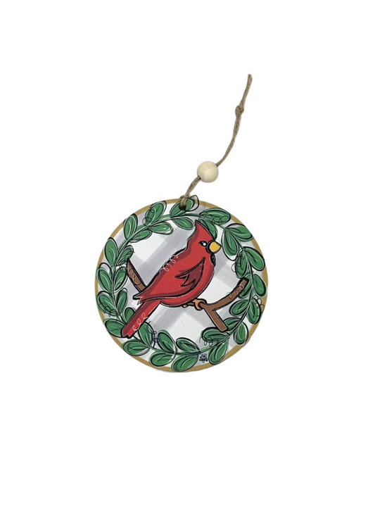 Cardinal Vine Ornament Seasonal DK Designs   