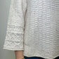 Ladder Stitch Rag-Yarn Sweater - Winter White Sweatshirts + Pullovers Habitat   