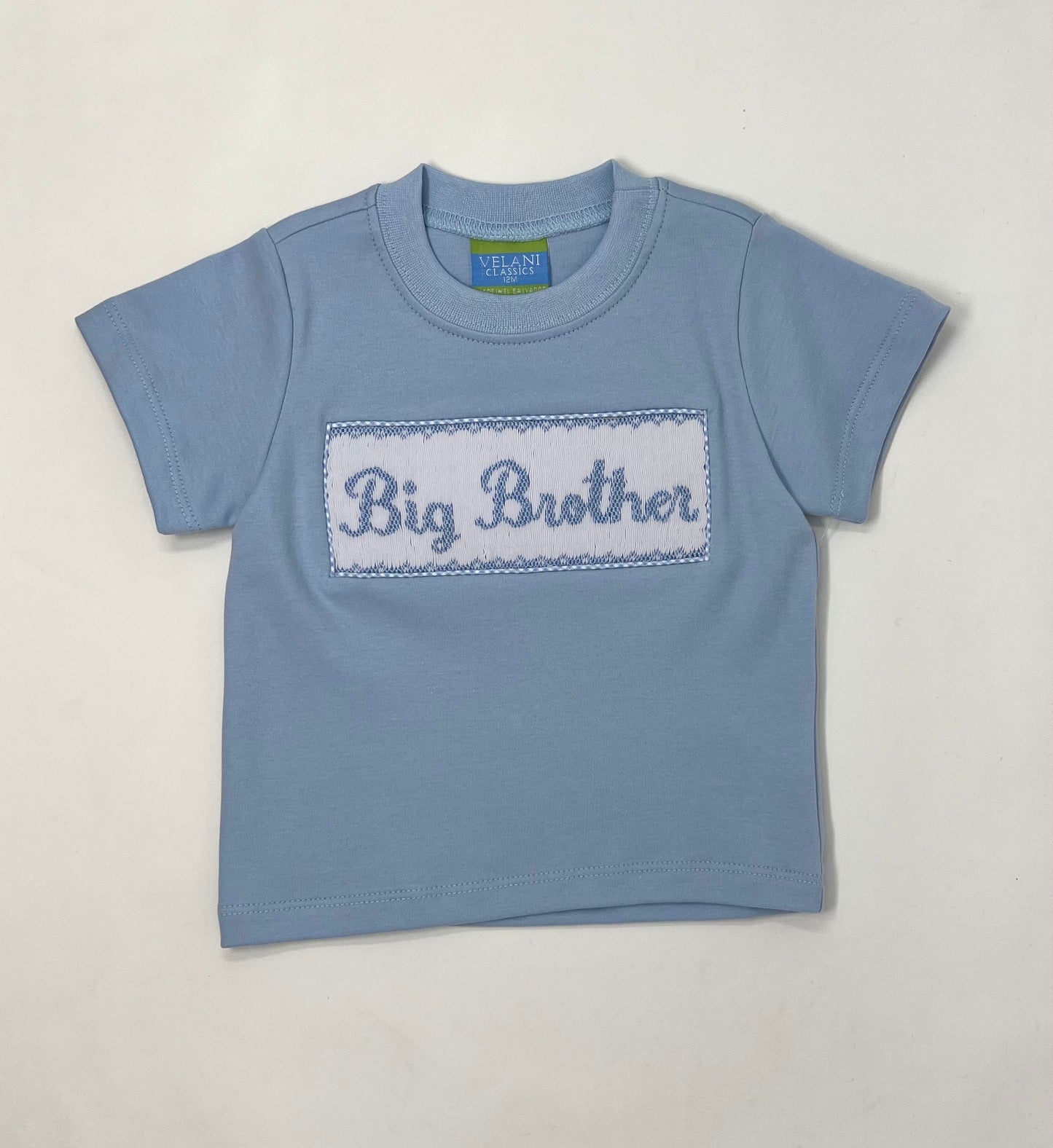 Big Brother Lt. Blue Knit Shirt Boys Tees Anavini   