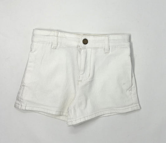 Denim Shorts - Ivory Denim Girls Shorts Bisby   