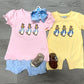 Peter Rabbit Boys Applique Romper Boys Sets Three Sisters   