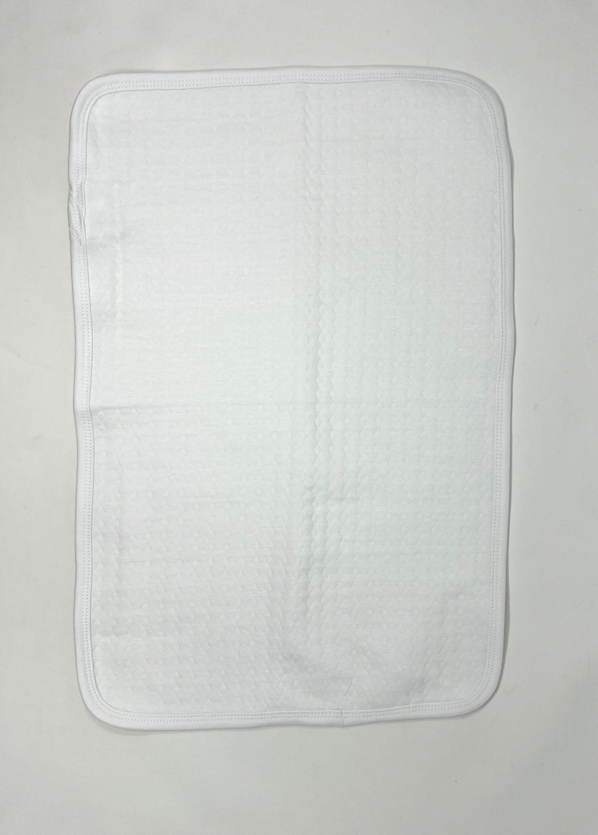 Quilted Burp Cloth - White Baby Accessories Oriental Products   