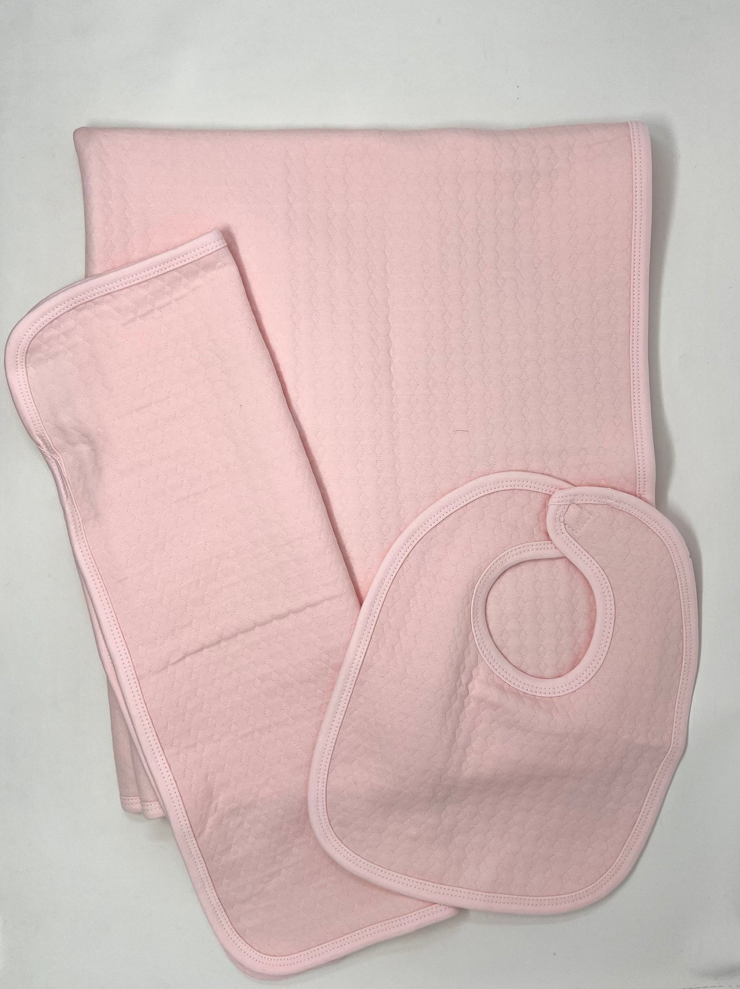 Quilted Receiving Blanket - Pink Baby Accessories Oriental Products   