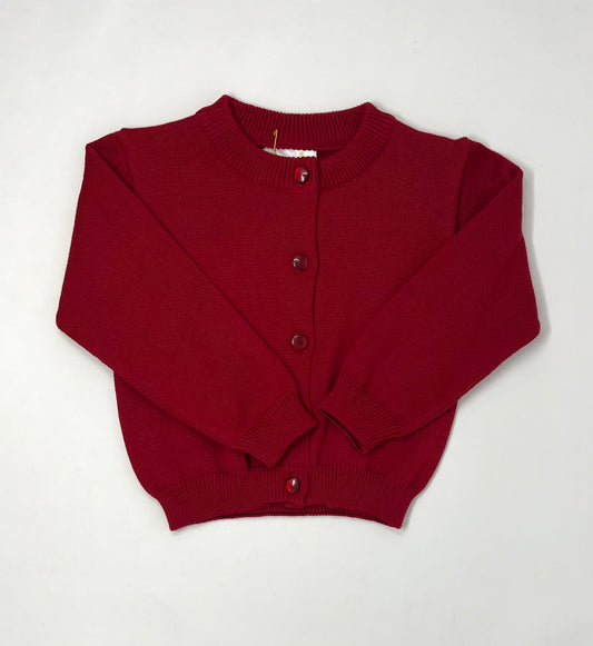 Unisex Cardigan - Red Girls Sweaters + Sweatshirts Dolce Gaccia   