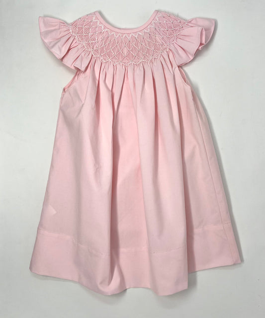 Catherine Pearl Pink Smocked Dress Girls Occasion Dresses Sweet Dreams   