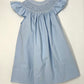 Catherine Pearl Blue Smocked Dress Girls Occasion Dresses Sweet Dreams   