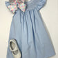 Catherine Pearl Blue Smocked Dress Girls Occasion Dresses Sweet Dreams   