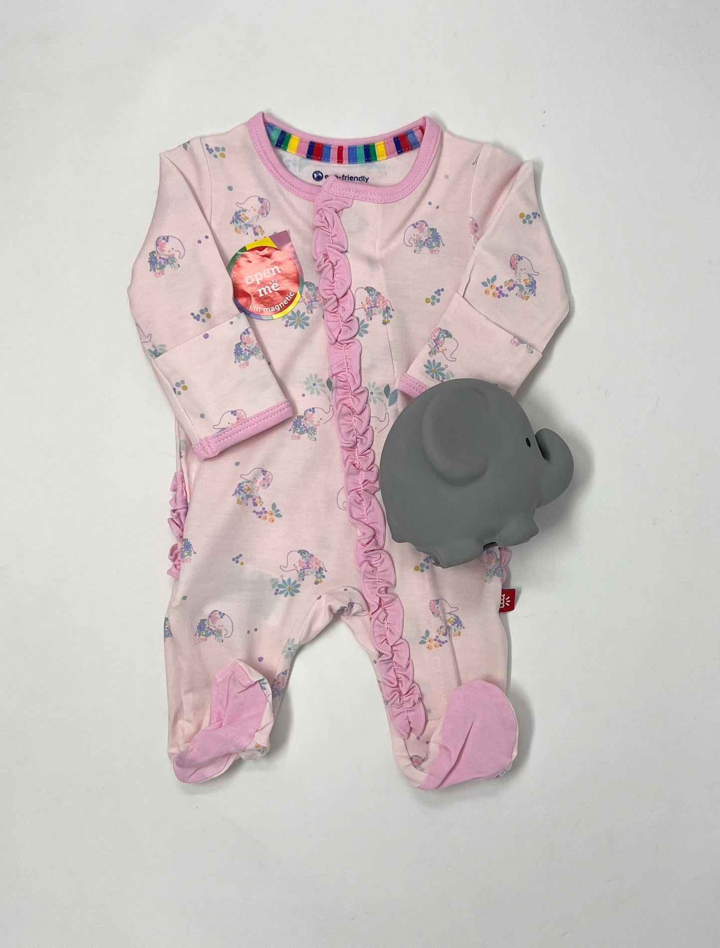 Forget Me Not Modal Magnetic Footie Baby Sleepwear Magnetic Me   