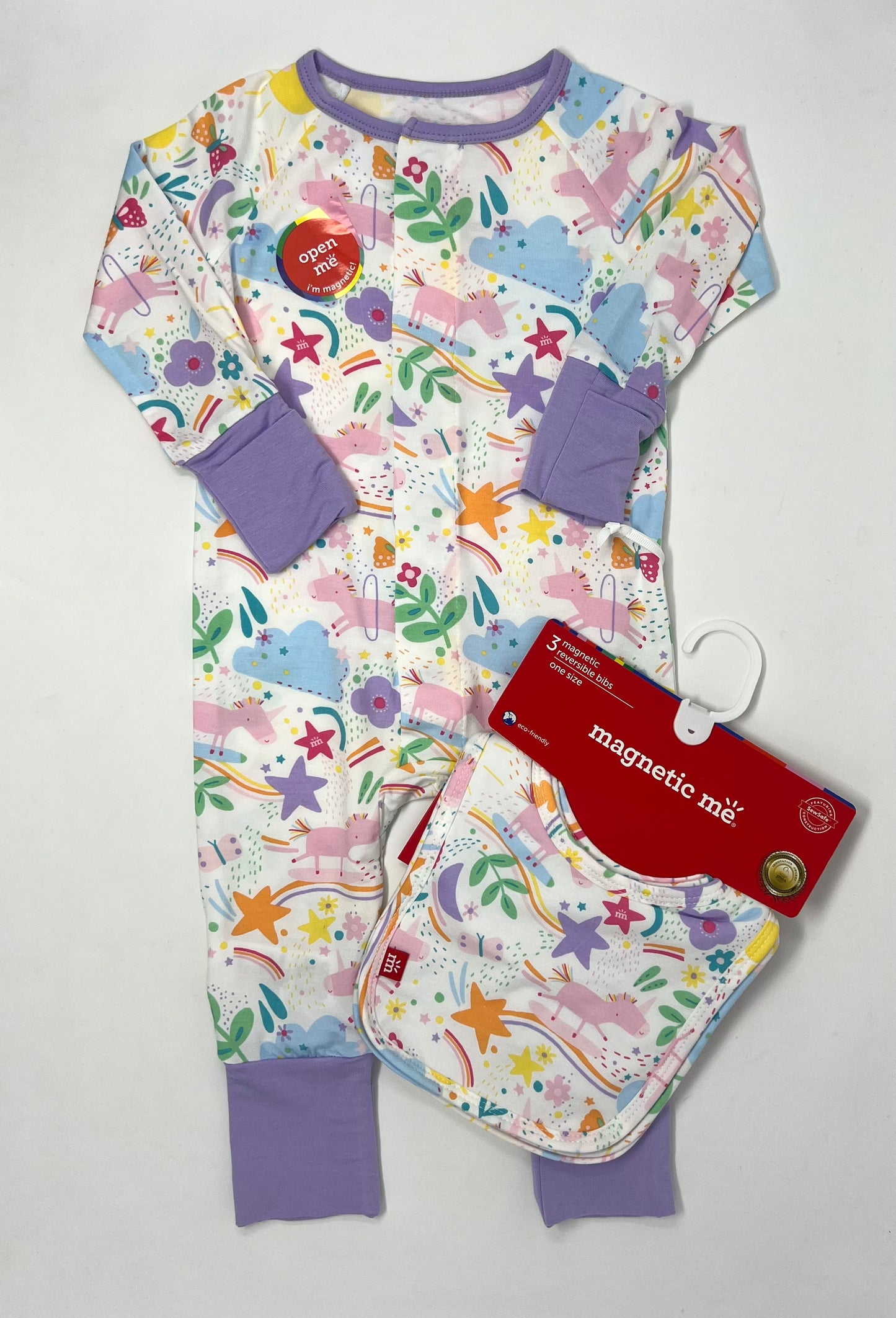 Sunny Vibes Modal Magnetic Convertible Grow w/ Me Coverall Baby Sleepwear Magnetic Me   