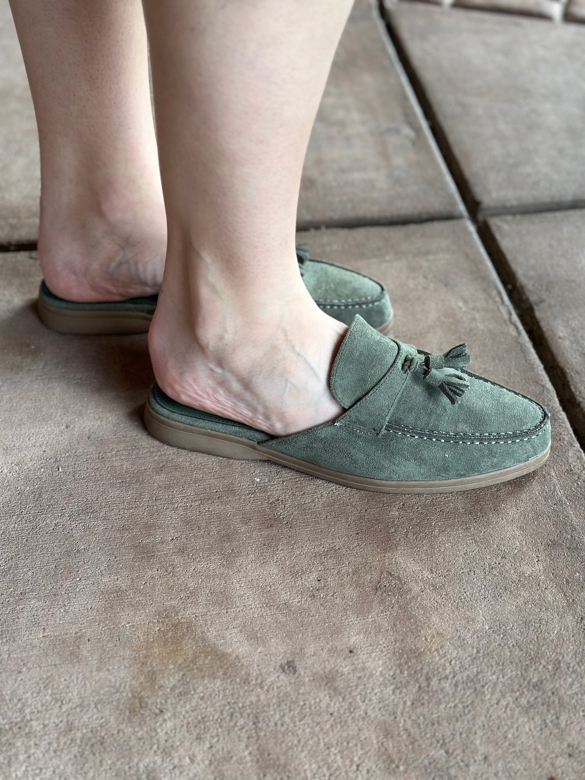 Tyra Mule Loafer - Olive Shoes Matisse   