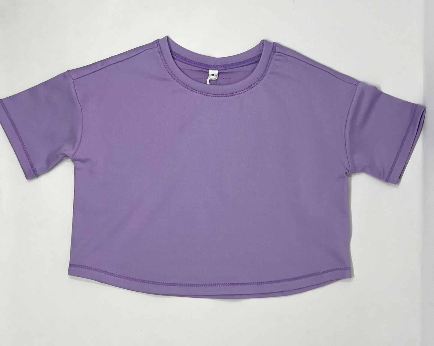 Box Athleisure Shirt - Purple Girls Tops + Tees Honesty   
