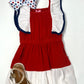 Brighton Dress - Red & White Girls Play Dresses Bisby   