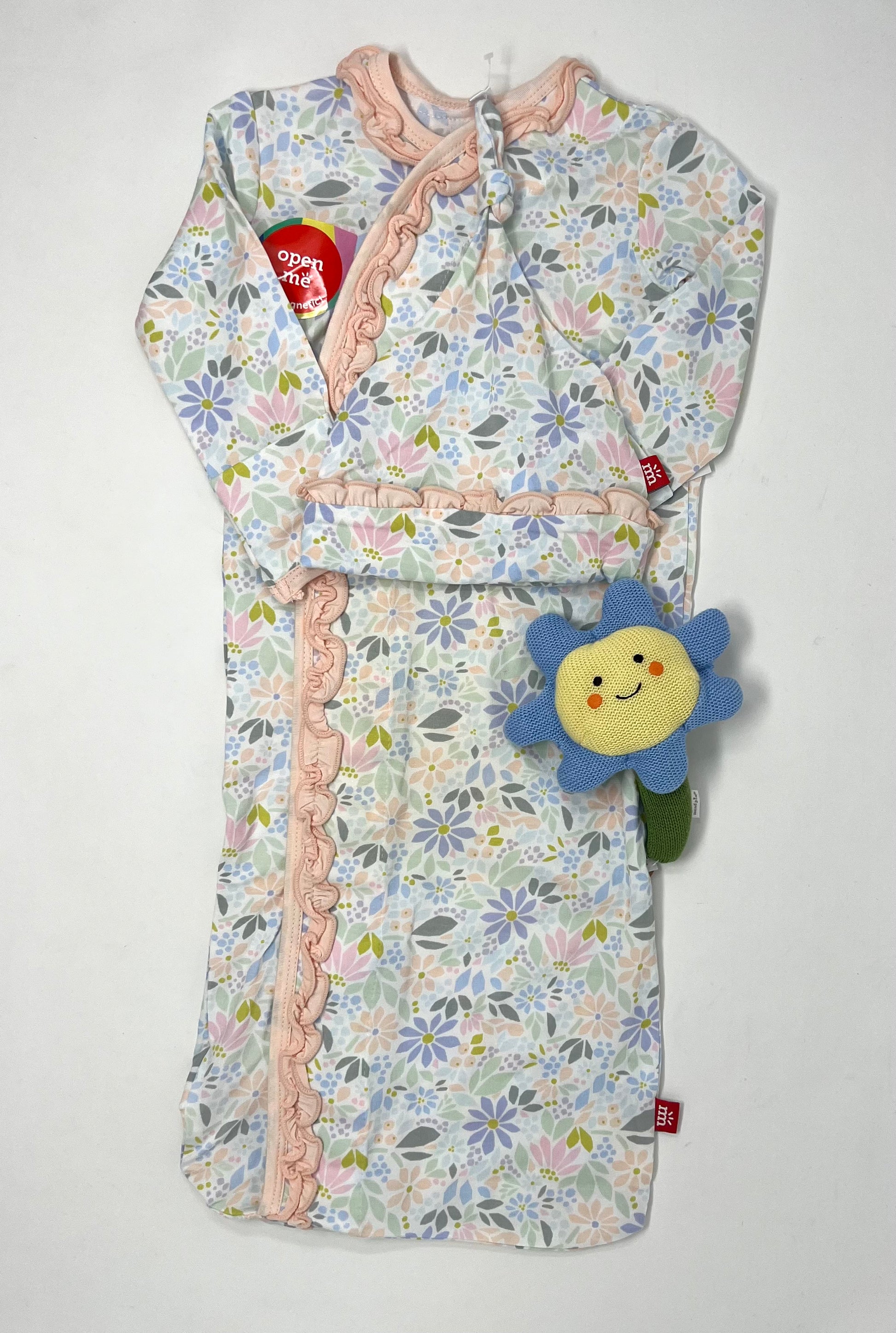 Darby Modal Magnetic Cozy Sleeper Gown + Hat Set Baby Sleepwear Magnetic Me   