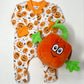 Jack O' Lantern Jamboree Printed Zipper Footie Baby Sleepwear Magnolia Baby   