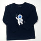 Boy's L/S T-Shirt w/ Astronaut - Dark Navy Boys Tees Luigi   