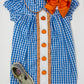 Pumpkin Embroidery Dress Girls Play Dresses Banana Split   